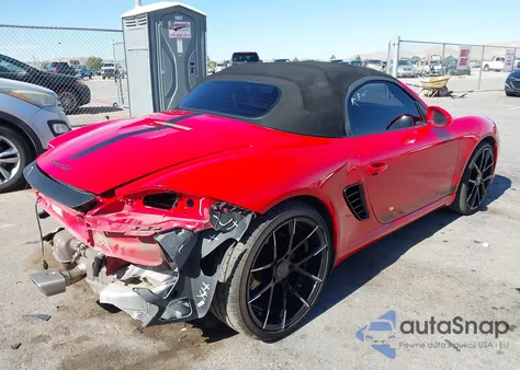 2010 Porsche Boxster Base (M6) из США, поврежденный, VIN WP0CA2A86AS710360